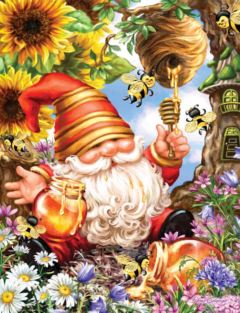 Gnome Worries Bee Happy