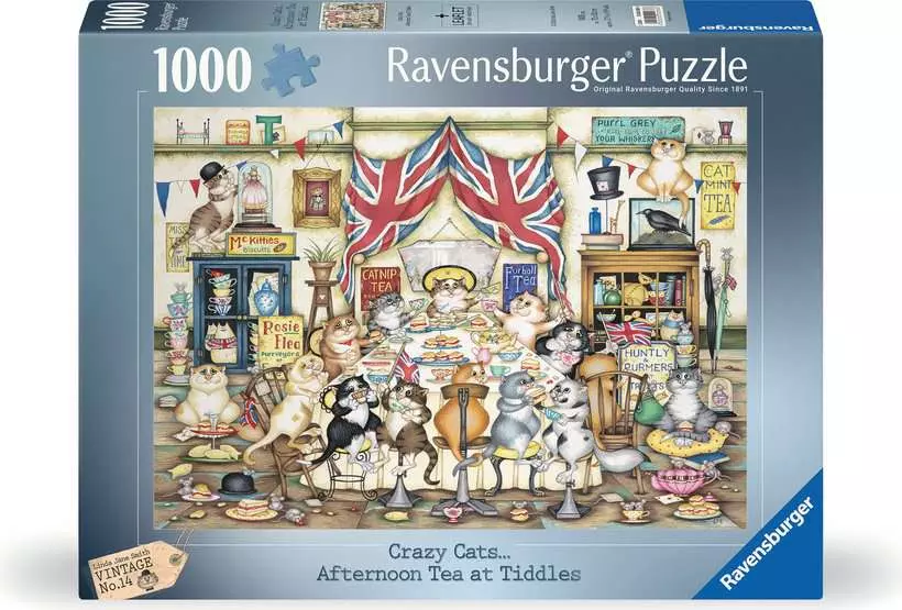 瘋狂貓咪 聚餐(1,000 片)