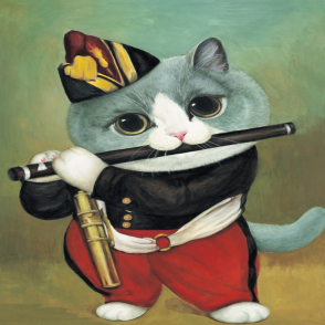 吹笛子的貓